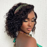 Peruca Lace Humana cacheada 35cm 13x4 HD - Ivy